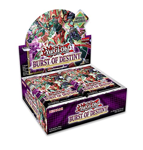 Yu-Gi-Oh! TRADING CARD GAME Affichage Burst of Destiny - Édition Allemande.
