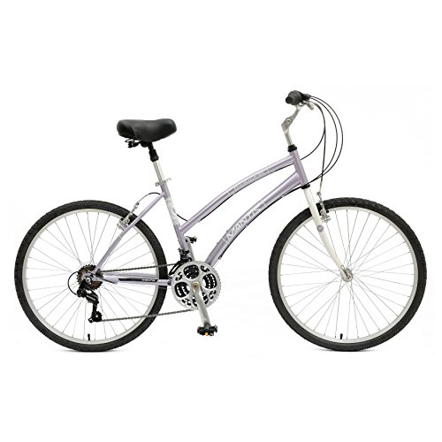 Mantis Premier 726L Comfort Bike, 26 inch Wheels, 17 inch Frame, Women’s Bike, Purple Koko Bicycle
