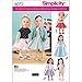 Simplicity 8072 Vintage Fashion Doll Clothes Sewing Patterns for 18
