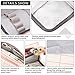 EASTHILL Large Capacity Pencil Case Pen Bag Pouch Holder Multi-Slot School Supplies for Middle High School Office College Teen Girl Adult Simple Storage Big Plaid