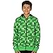 Minecraft Big Boys' Creeper Premium Zip-up Hoodie