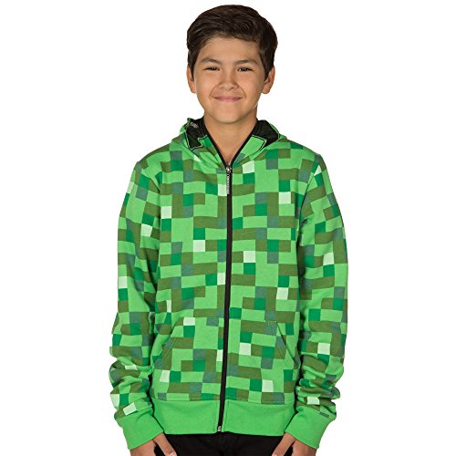 Halloween Costume Minecraft Creeper Hoodie Kids JINX Minecraft Big