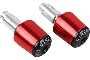 HAONEL Universal Motorcycle Handlebar End Weights 7/8" 22mm Compatible with Ninja 400 650 1000 KLR 650 Z900 Z650 Z900RS ZX10R