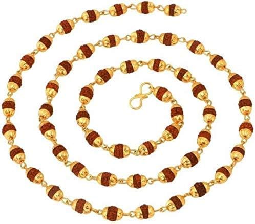SoilMade Rudraksha Cap Mala, 100% Original and Very Rare Collection Pick Use - Make in India
