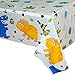 WERNNSAI Dinosaur Party Tablecloth - Dinosaur Party Supplies for Kids Boys Birthday Wedding Baby Shower Decoration 4 Pack 71'' x 43.3'' Disposable Printed Plastic Table Cover for Rectangle Table