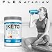 Flexatarian Flex Keto-Exogenous Ketone Powder, Raspberry Lemonade-15 Servings