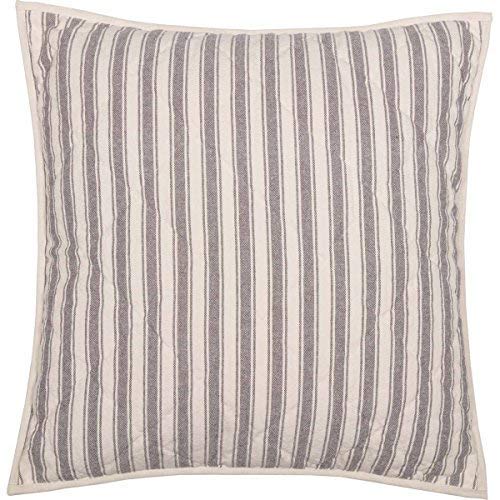 Piper Classics Market Place Gray Quilted Euro Sham Pricepulse
