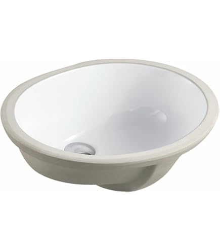 Moen White Vitreous China Undermount Sink, 19.25 X 16.25 X