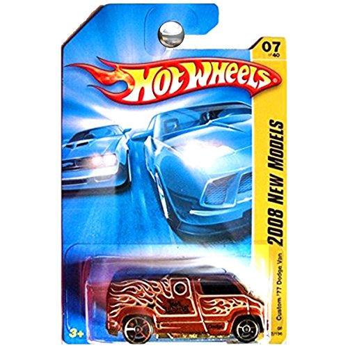 Hot Wheels 2008 New Models 1977 Custom Dodge Van Copper Brown