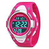 Kids Digital Watch - Girls Sports Waterproof Watch,Wrist Watches with Alarm Stopwatch for Youth Childrens