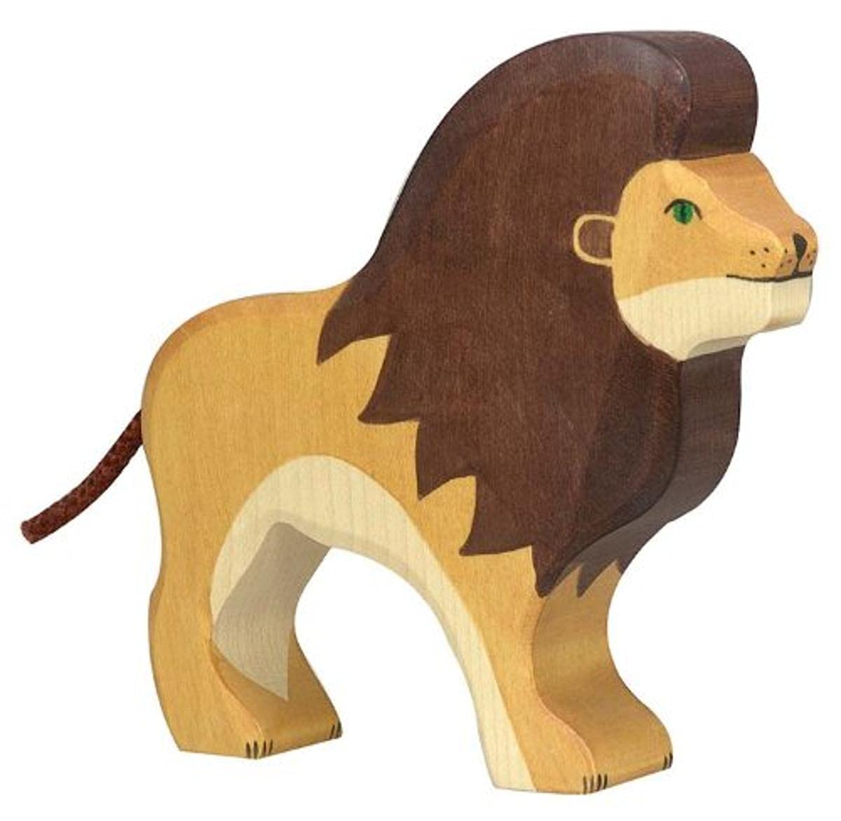 Holztiger Lion Wooden Figure