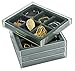 Stack Em' Jewelry Organizer Box - 2 Pack - 6 compartment Bracelet and Hoop Earring Drawer Jewelry Tray - Axis 3302