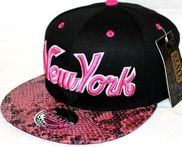 snakeskin fitted hats