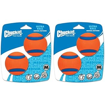 chuckit ultra ball blue and green