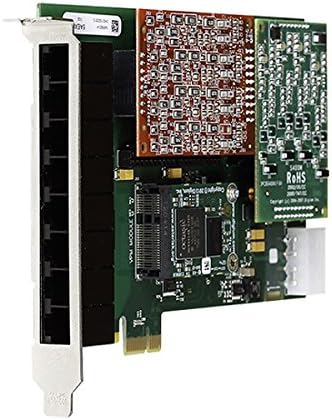 Digium 1A8B04F 8 Port Pci-express X1 Card 4 Station