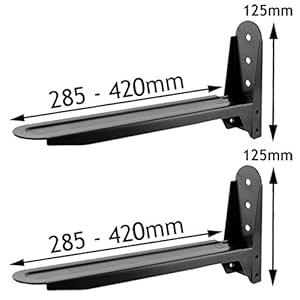 Spares2go extensible y ajustable negro soporte soportes para Bosch ...