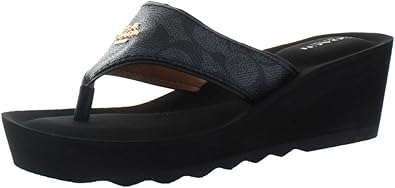 coach janice flip flops