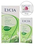 Hair removal wax strips for arms and legs and face ready to use 40 pieces wax strips (for all skin types).