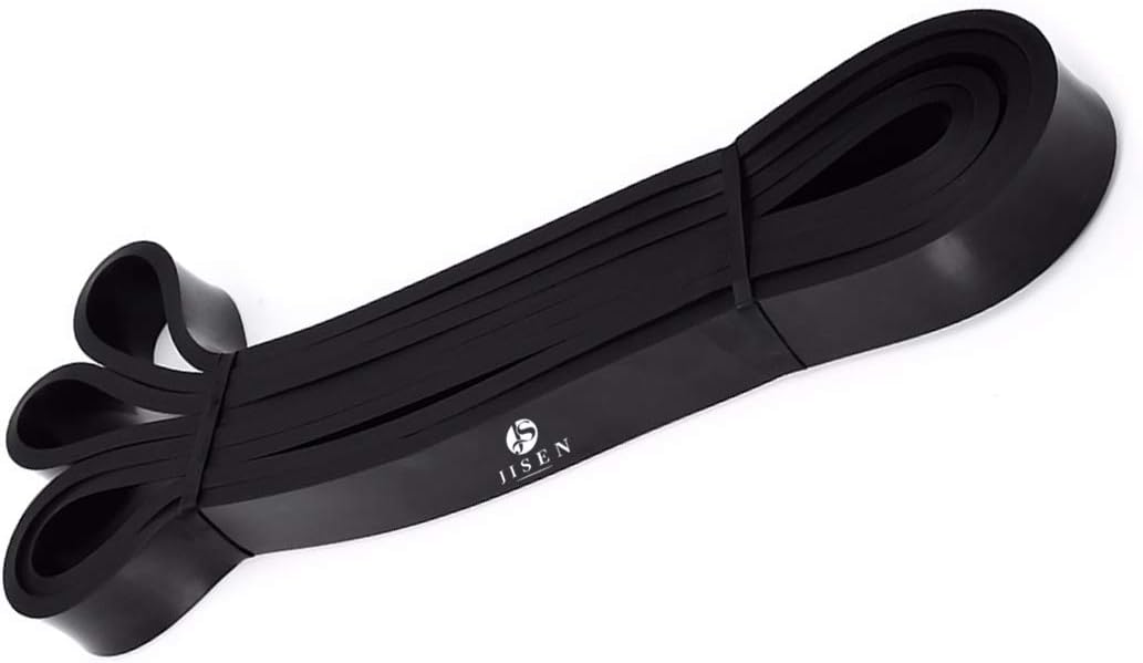 JISEN Single Pull Up Assist Band for Stretching Mobility Workouts Powerlifting Resistance Band