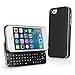 BoxWave Keyboard Buddy iPhone 5s / 5 Case - Backlit Edition - Bluetooth Keyboard Case with Integrated Apple Commands and Backlit Keys for Apple iPhone 5s / 5 (Jet Black)