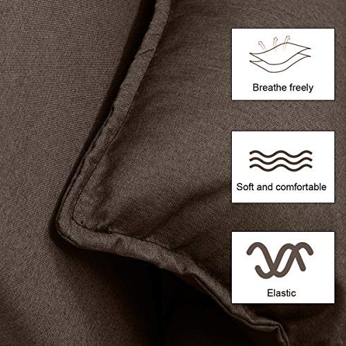 Convertible Sofa Bed Folding Arm Chair Sleeper, Different Position Recliner Full Padded Lounger Couch Bed, Mental Frame with Detachable Armrest Cover Home Office Furniture with Pillow