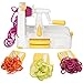 Zestkit Tri - Blade Spiralizer Vegetable Slicer Strongest - and - the Heaviest Duty Veggie Pasta & Spaghetti Maker for Low Carb/Paleo/Gluten - Free Meals