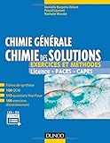 Image de Chimie générale : chimie des solutions - Exercices et méthodes - Exercices et méthodes