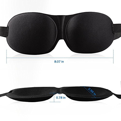 Belongsci 3d sleep mask for sleeping contoured shape ul…