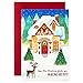 Hallmark Paper Wonder Pop Up Christmas Card (Santa's Workshop with Pop Up Presents)