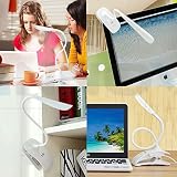 Innova LED Clamp Lamp Green USB Flexible Reading Bed Laptop Desk Light 360° Tube view 2