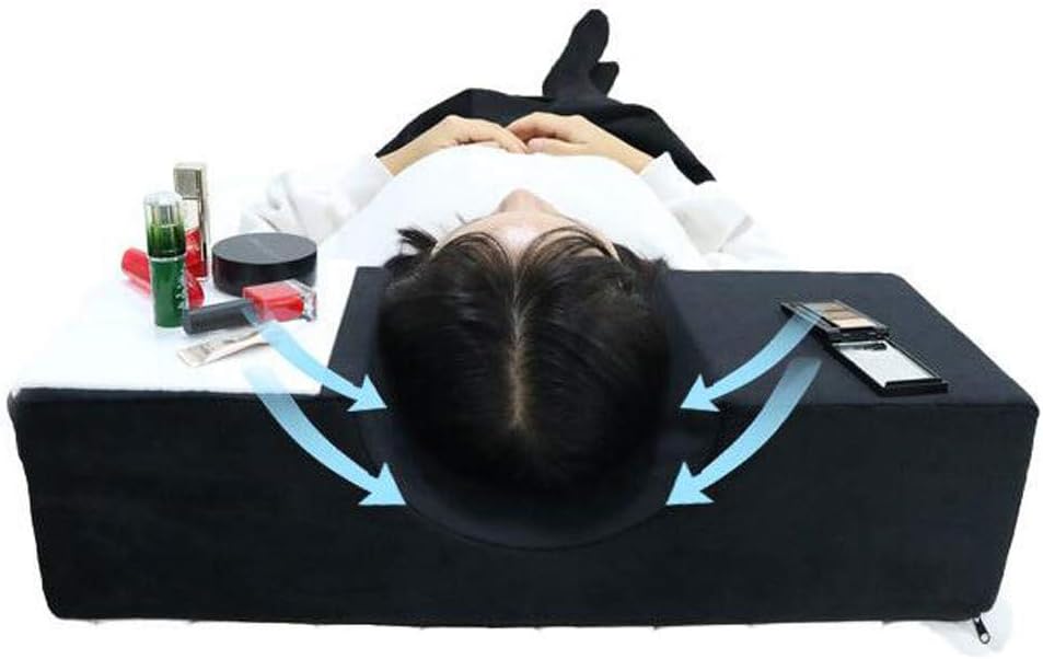Improve Sleeping Pillows Beauty for women,Liraly Beauty products Special Pillow For Eyelash Extension Curve Pillows (50x20x12 cm, black)