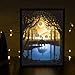 Papercut Light Boxes, 3D Shadow Box Led Light Night lamp, Decorative Mood Light for Kids and Adults, Baby Nursery Kids Bedroom Living Room Night Light(My Friend)