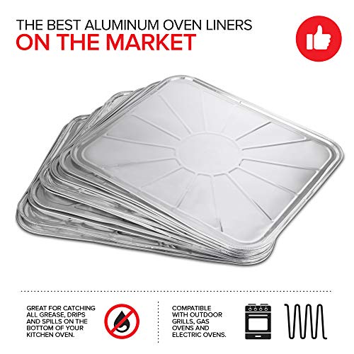 Disposable Foil Oven Liners (10 Pack) Aluminum Foil Oven Liners for