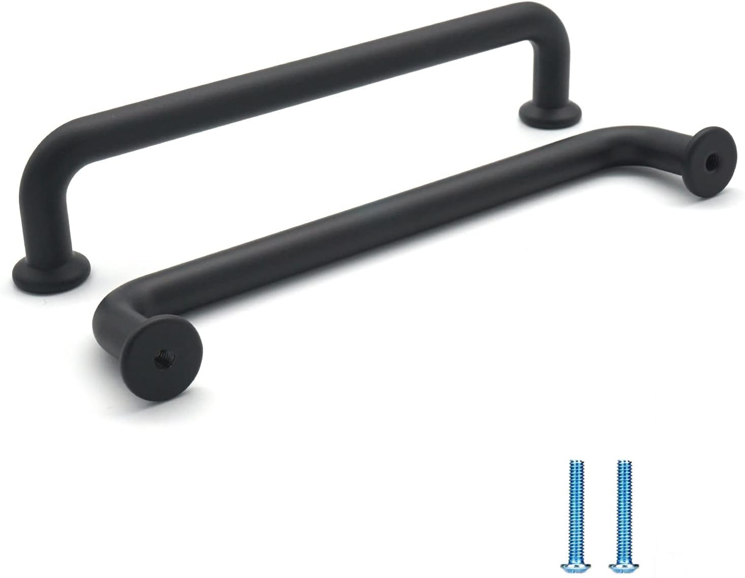 SYZOW Black Drawer Pulls,6 Pack 128mm Kitchen Cabinet Handles Black Cabinet Pulls Kitchen Cabinet Hardware Drawer Pulls for Dresser Cupboard Wardrobe — image 1