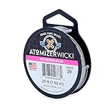 Genuine AtomizerWick Nichrome 80 Series 20 Gauge Resistance Wire - 50ft & 25ft Spools Available (25ft)