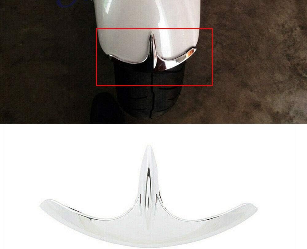 HAONEL Front Fender Fairing Tip Decorative Trim Chrome Accessories