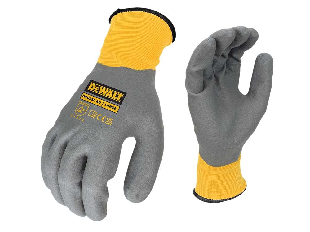 DEWALT WATER RESISTANT GRIP GLOVE L / 9