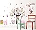 Cartoon Cute Monkeys Big Trees Removable Wall Stickers Home Decor Decals For Children's Room Nursery, Set Of 2 Sheets (elephant-tree)