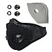 MoHo Cycling Mask, Dustproof Mask Activated Carbon Filtration Mesh Cover Filter Dust Allergy Pollen Exhaust Gas Anti PM2.5 for Training Hiking Cycling and more outdoor sports