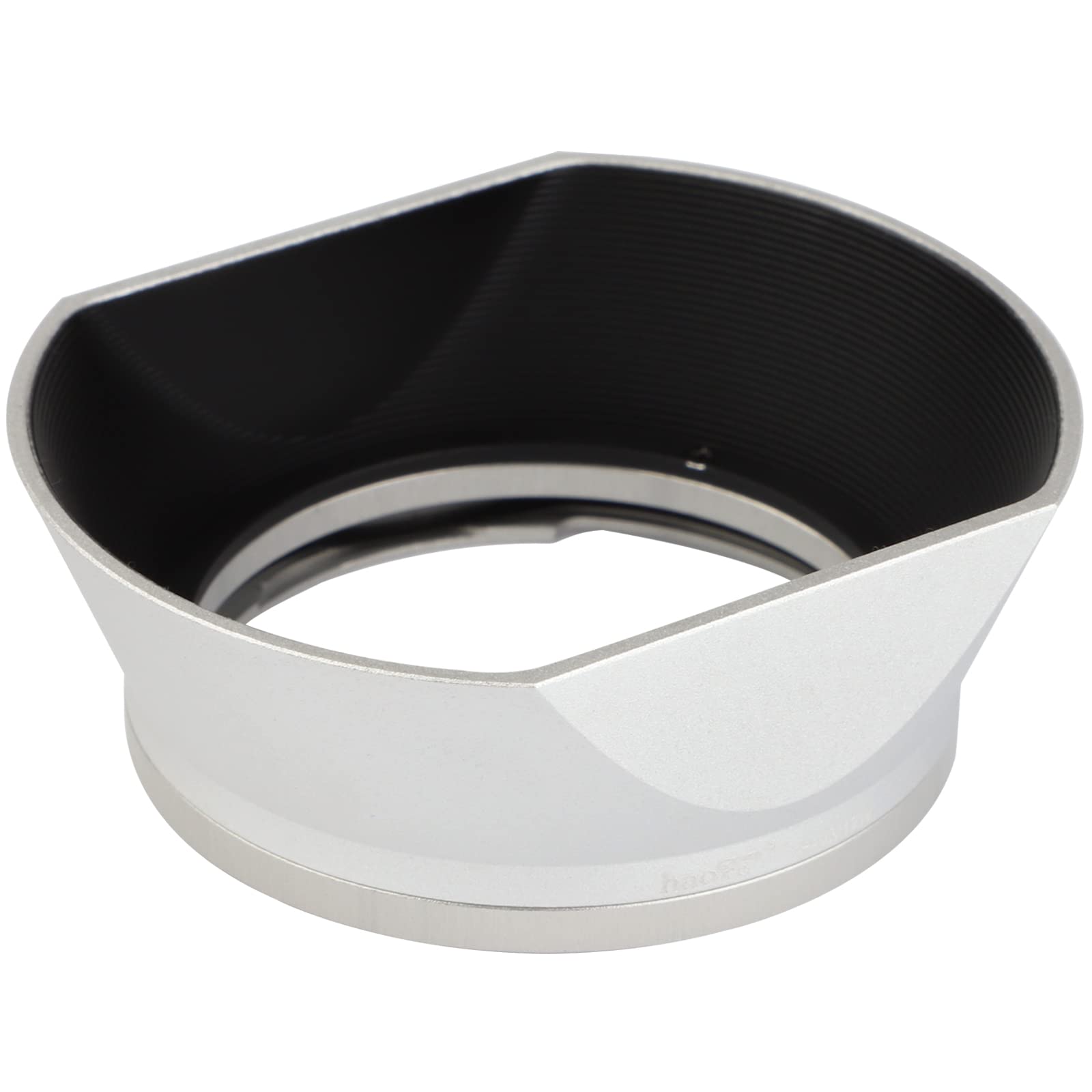 Haoge LH-VM12W Square Metal Lens Bayonet Hood for Voigtlander 35mm f2 1:2/35 & 35mm f2 Type II ULTRON Aspherical Vintage Line VM Mount Lens replace LH-12,Silver