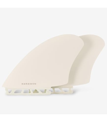 Amazon.com : Futures Fins Christenson Keel Fin Set - Brown/White