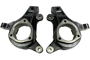 1A-NBY 3" Lift Spindles Knuckles Set for 2WD Only Truck & SUV For 2007-2015 GMC Sierra 1500 Yukon, For 2007-2015 Chevrolet Silverado 1500 Tahoe, For 2007-2015 Cadillac Escalade Non-HD Only
