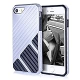 iPhone 7 Case, Apple iPhone 7 Case, WWW [Shockproof Series] Textured Pattern Grip Cover Bumper Case Shockproof Impact Resistance Cover for Apple iPhone 7 Blue
