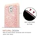 LeYi LG Aristo Case,LG Risio 2 Case,LG Phoenix 3 Case,LG Fortune/Rebel 2 LTE/ K8 2017 Case with HD Screen Protector Liquid Glitter Sparkle Cute Girls Women Clear TPU Case for LG LV3 ZX (Pink)