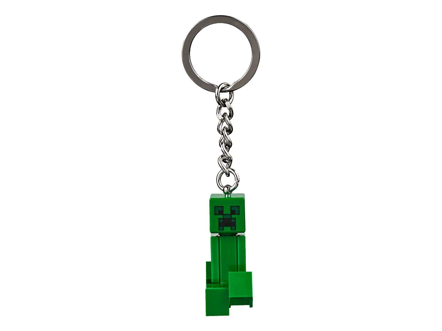 LEGO Minecraft Creeper Keychain, Green, Unisex