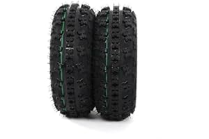 Motorhot Set of 2 ATV Tires 21x7-10 21x7x10 Mud Sand Snow Rock Tires UTV Knobby Sport Tires 21-7-10 4Ply