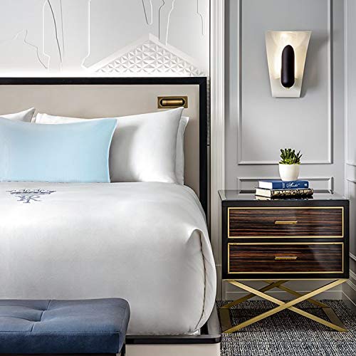 JZS Oreillers de lit rafraîchissants pour dormir, respirants et antistatiques pour cheveux et peau, en coton et oreillers rafraîchissants