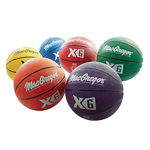 MacGregor Multicolor Basketballs (Set of 6)