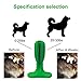 FULNEW Dog Toothbrush Stick Dog Chew Tooth Cleaner Puppy Dental Care Brushing Stick Natural Rubber Bite Resistant Chew Toys for Dogs Pet Oral Care (Medium, Green)