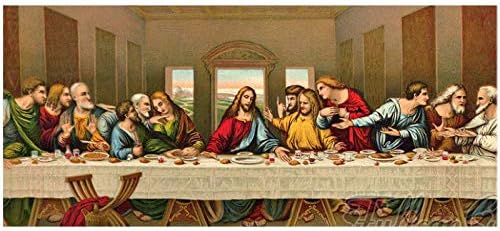 Full Drill DIY Diamond Painting The Last Supper 5D Mosaic Embroidery Large Religion Cross Stitch Kit,40X120cm